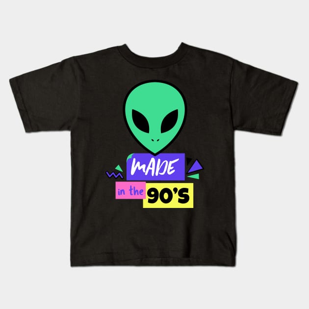 Made in the 90's - 90's Gift Kids T-Shirt by WizardingWorld